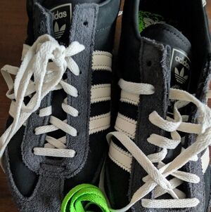 Limited Edition Viagara Boys Adidas Black and White Classic Sneakers